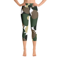 Love Camo Print - Active Capri Leggings