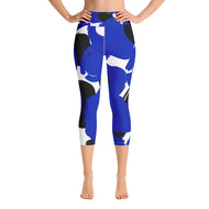 Finer Camo Print - Active Capri Leggings