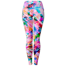 Load image into Gallery viewer, Pink Confetti Mesh Leggings
